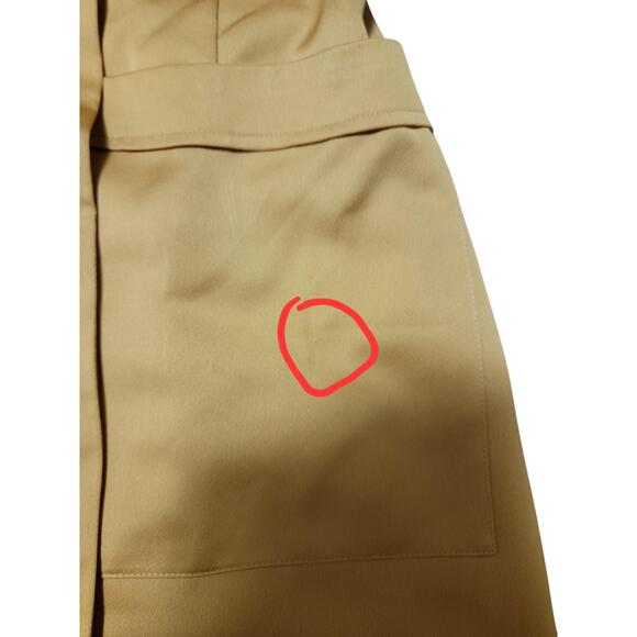 J.Crew Yellow Short Sleeves Tie Waist Dress Style 56919 - Picture 6 of 8